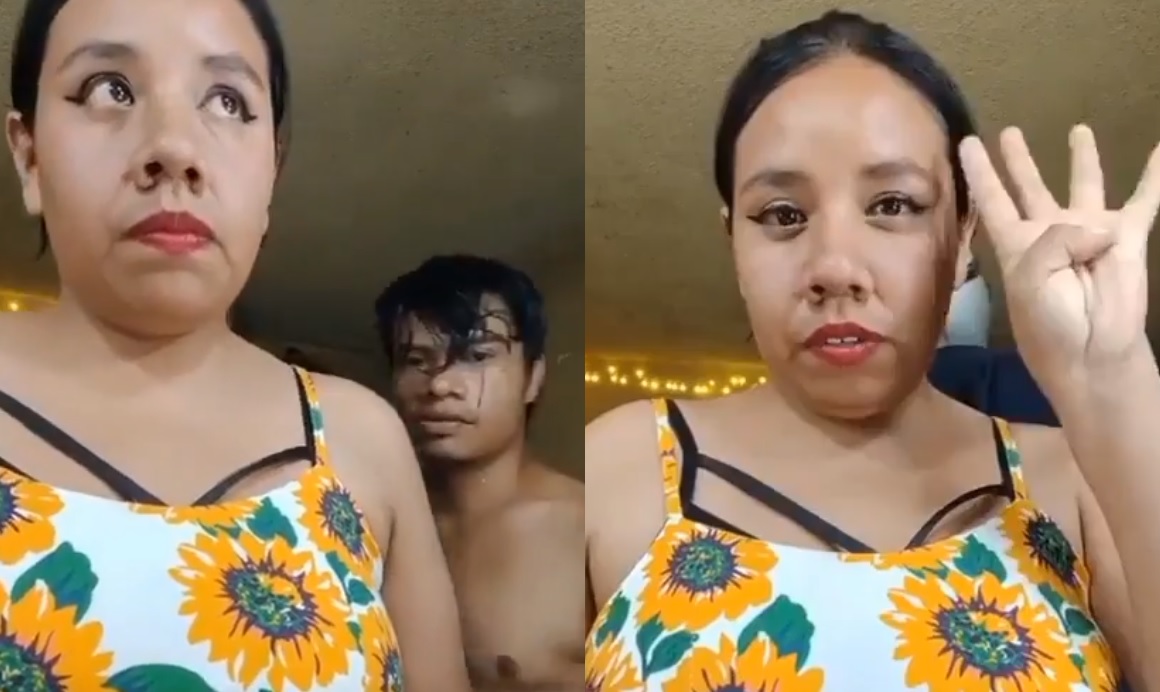 VIDEO: Mujer es golpeada por su pareja en plena transmisión en vivo 