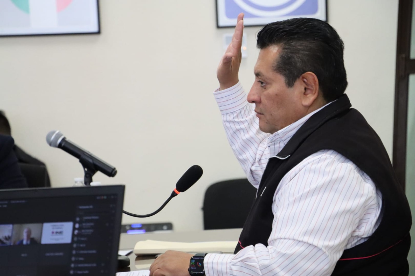 Sesión ordinaria del Consejo Local del Instituto Nacional Electoral de Coahuila. (PENÉLOPE CUETO)