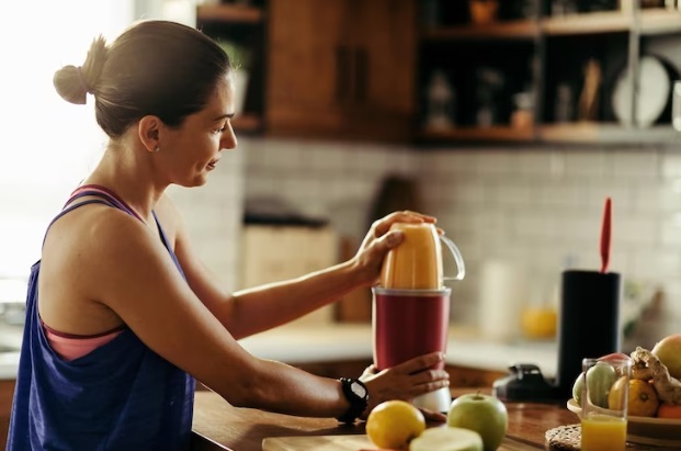 El licuado a base de 3 frutas y yogurt para ganar masa muscular