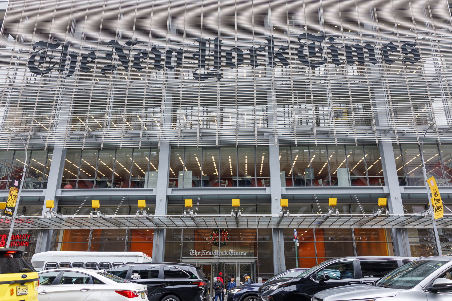 Oficinas del New York Times. 