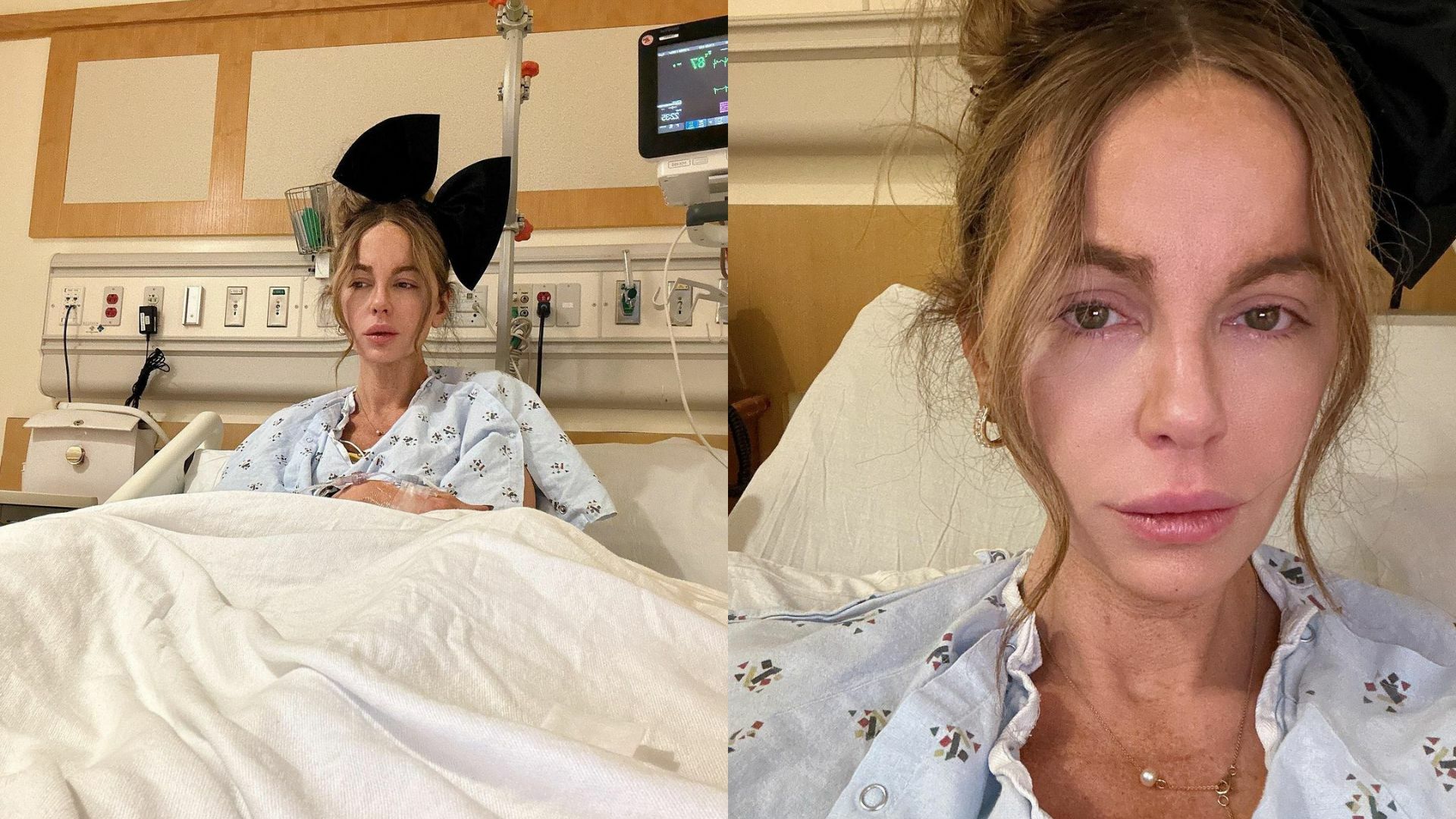 Preocupa salud de Kate Beckinsale tras postear fotos hospitalizada