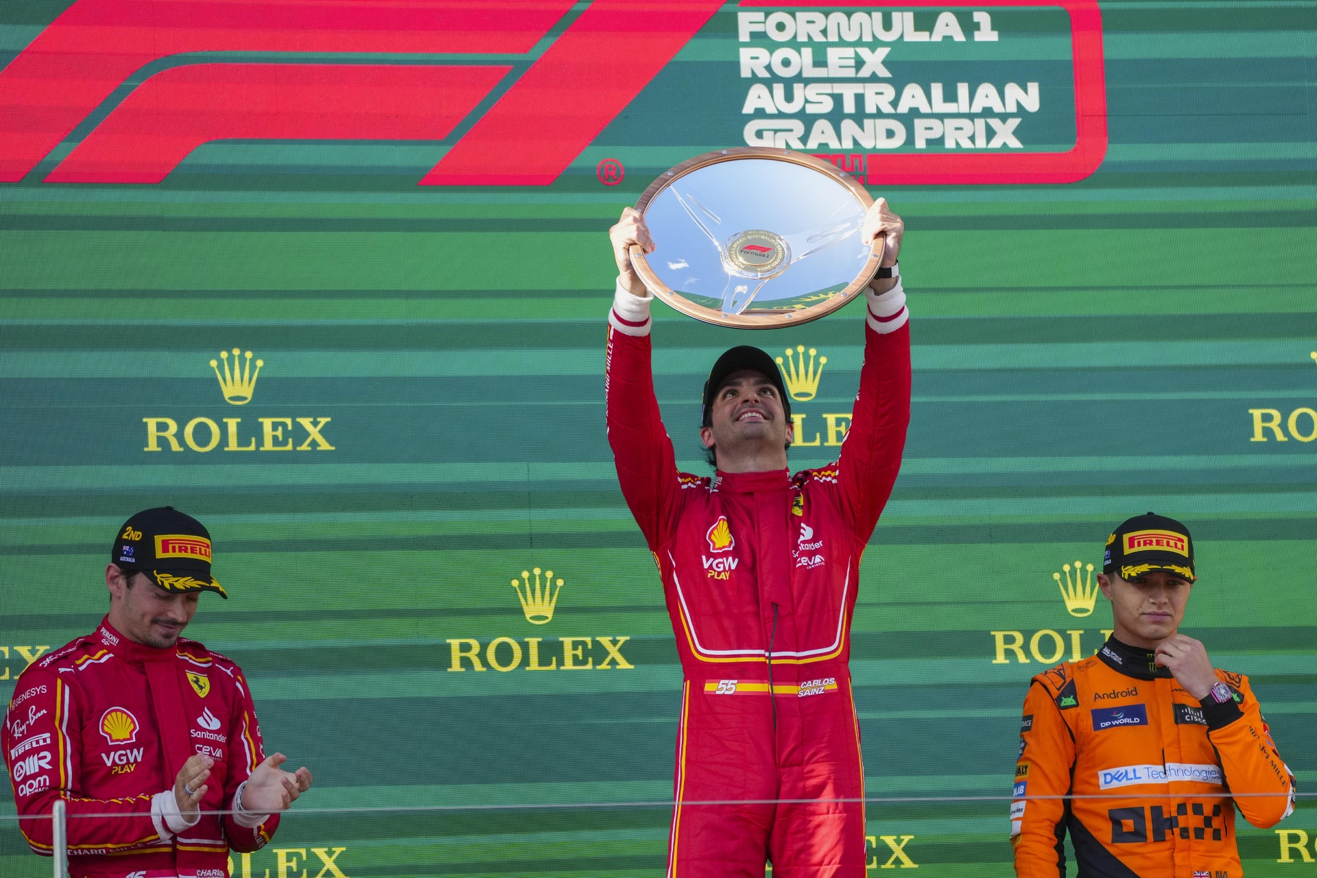 Sainz gana en Melbourne el Gran Premio de Australia; Checo fue quinto
