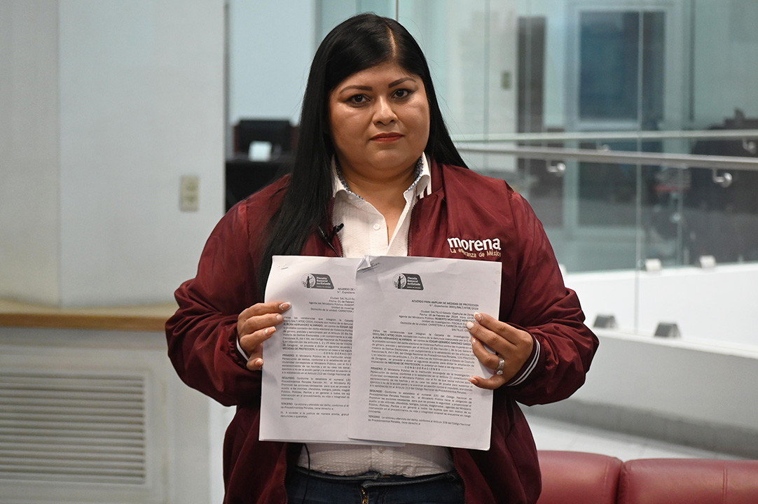 Diputada Delia Aurora Hernández denuncia violencia política de género por candidato de Morena
