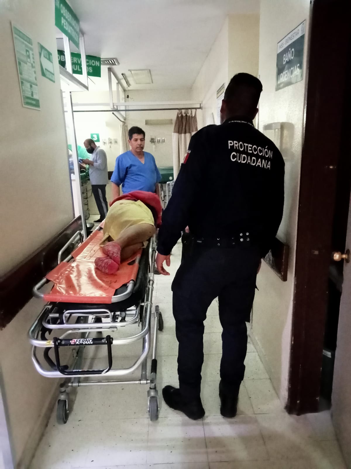 Mujer con discapacidad sufre accidente en Matamoros
