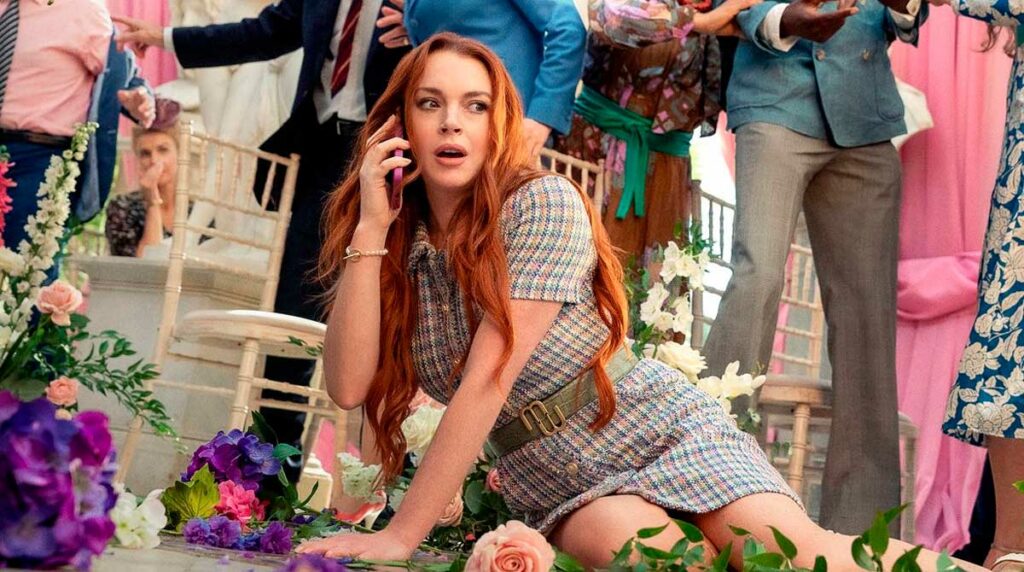 Lindsay Lohan es la protagonista de la película del momento en Netflix