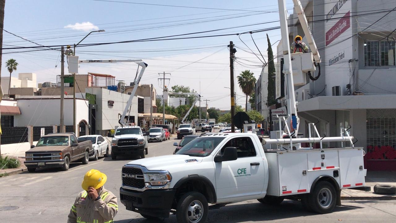 Anuncian corte programado de luz en segundo cuadro de Torreón