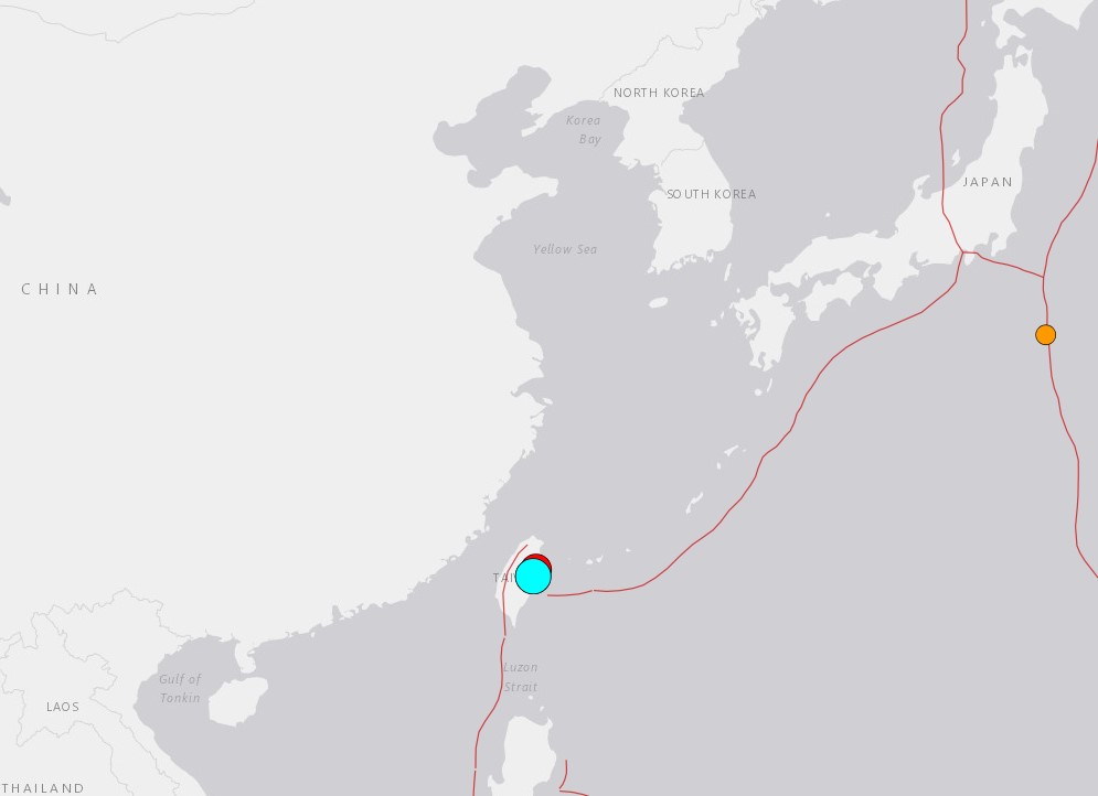 Emiten alerta de tsunami para Japón por sismo de magnitud 7.5 cerca de Taiwán