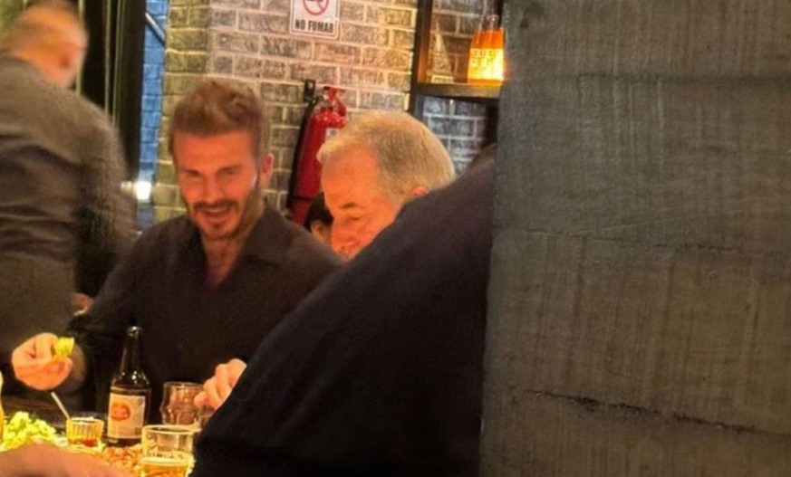 Lo que pidió David Beckham en un restaurante de Monterrey