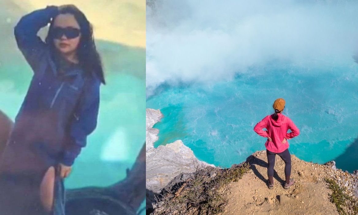 VIRAL: Mujer muere al caer de un volcán por tratar de tomarse una 'selfie'