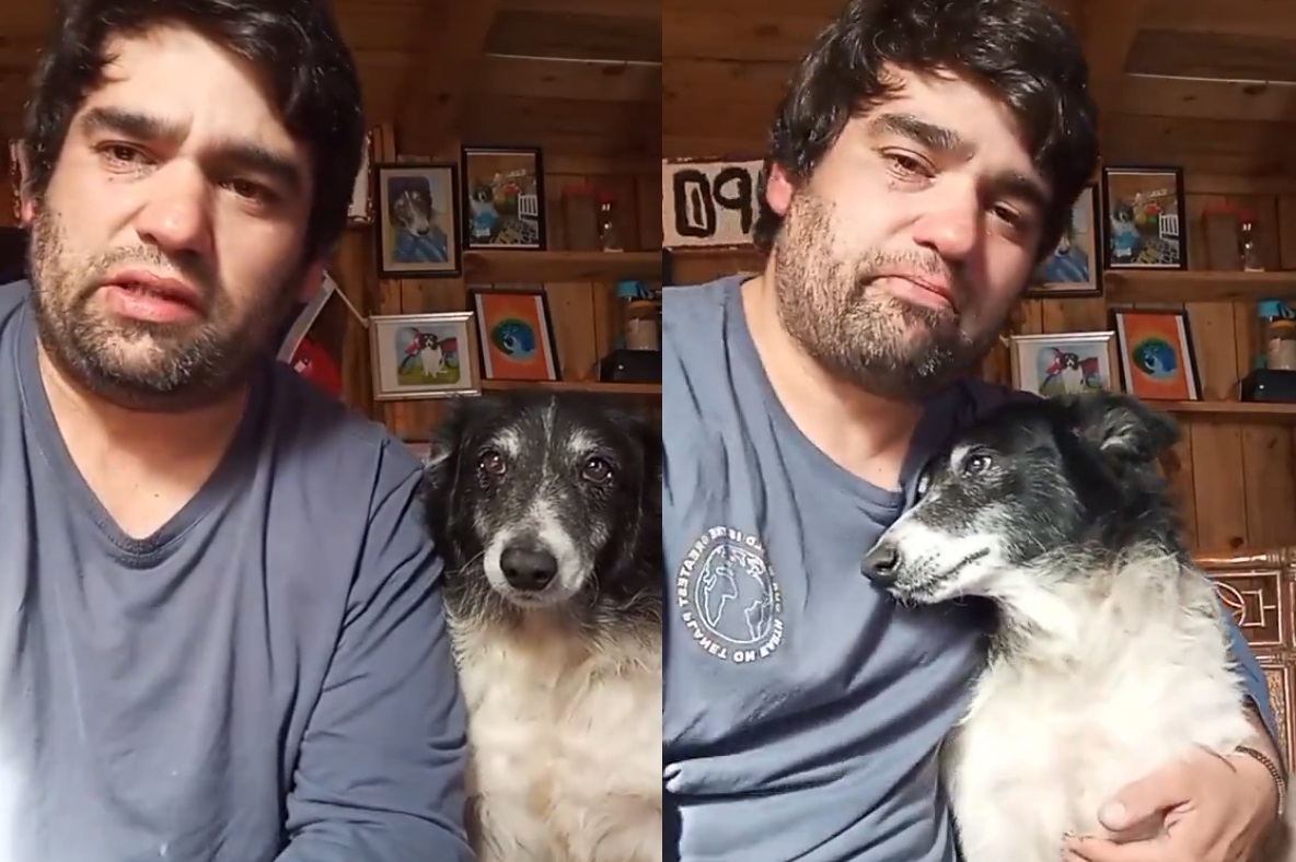 'Para mi no hay vida sin El Pipo'; hombre conmueve por el amor que le tiene a su perro 