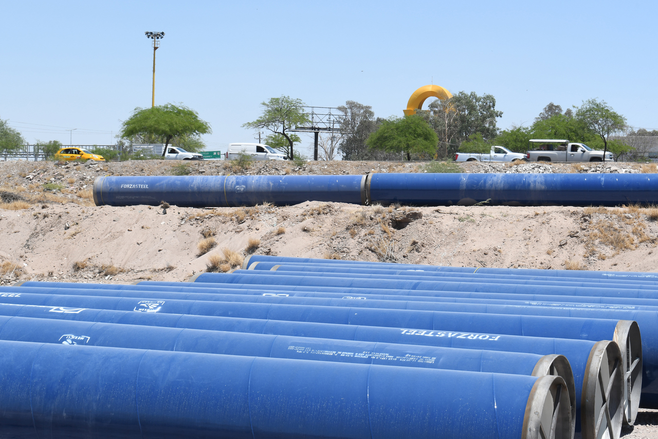 La Conagua sigue sin definir la tarifa por disponer del agua que está llegando de la potabilizadora al tanque Nazas. (EL SIGLO DE TORREÓN)