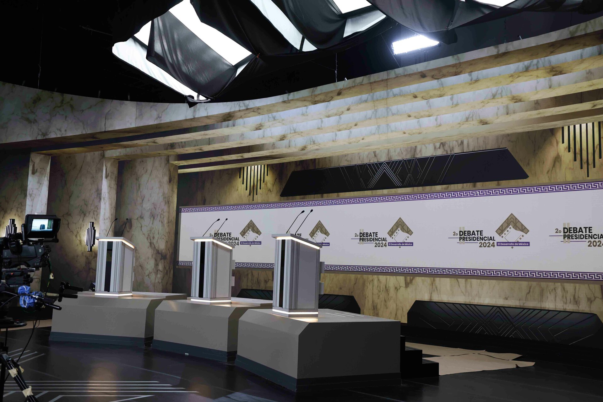 Segundo debate presidencial entre los candidatos a la Presidencia de la República Claudia Sheinbaum, Xóchitl Gálvez y Jorge Álvarez Máynez. (ARCHIVO)