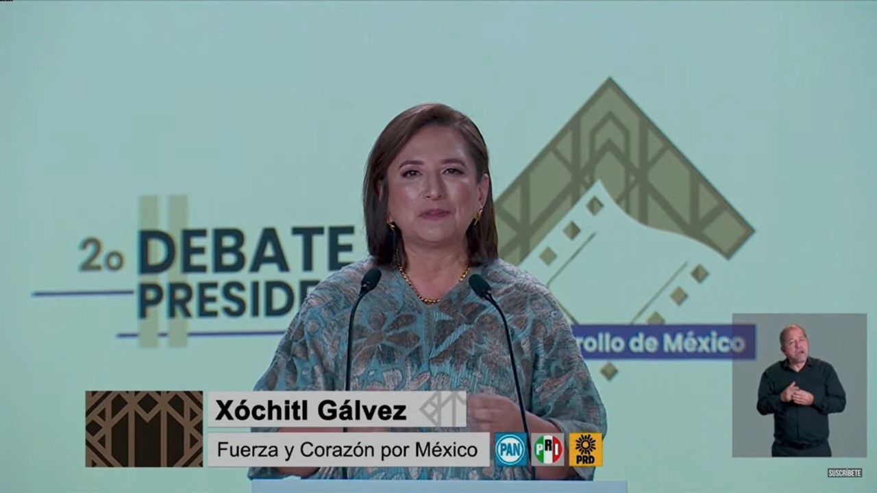  Xóchitl Gálvez, la candidata de la coalición Fuerza y Corazón por México (PRI, PAN y PRD). (ESPECIAL)