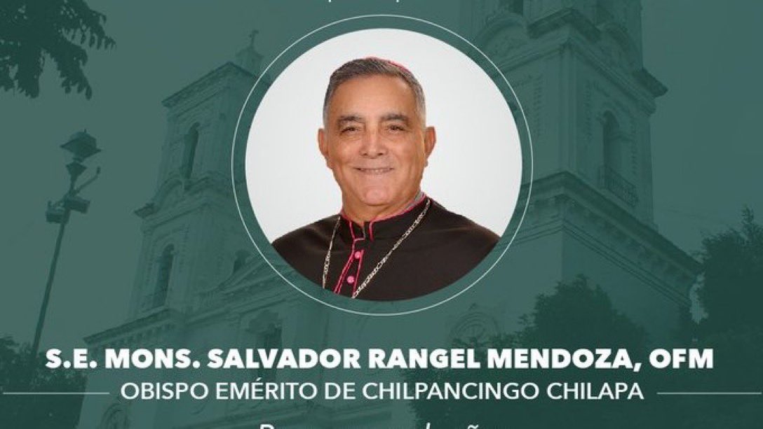 Salvador Rangel Mendoza, el obispo emérito de Chilpancingo. (ESPECIAL)