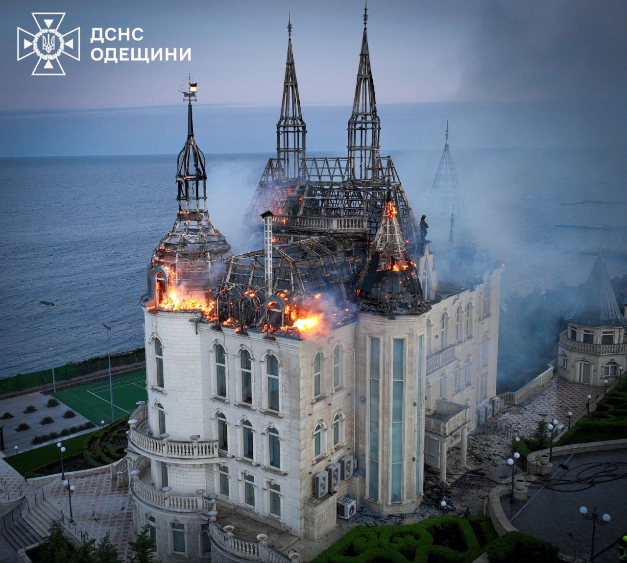 Rusia ataca el ‘castillo de Harry Potter’ de Odesa, Ucrania