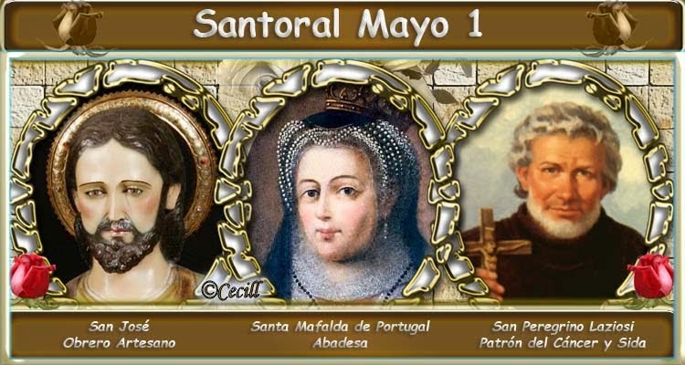 El 1 de mayo se conmemoran varios santos