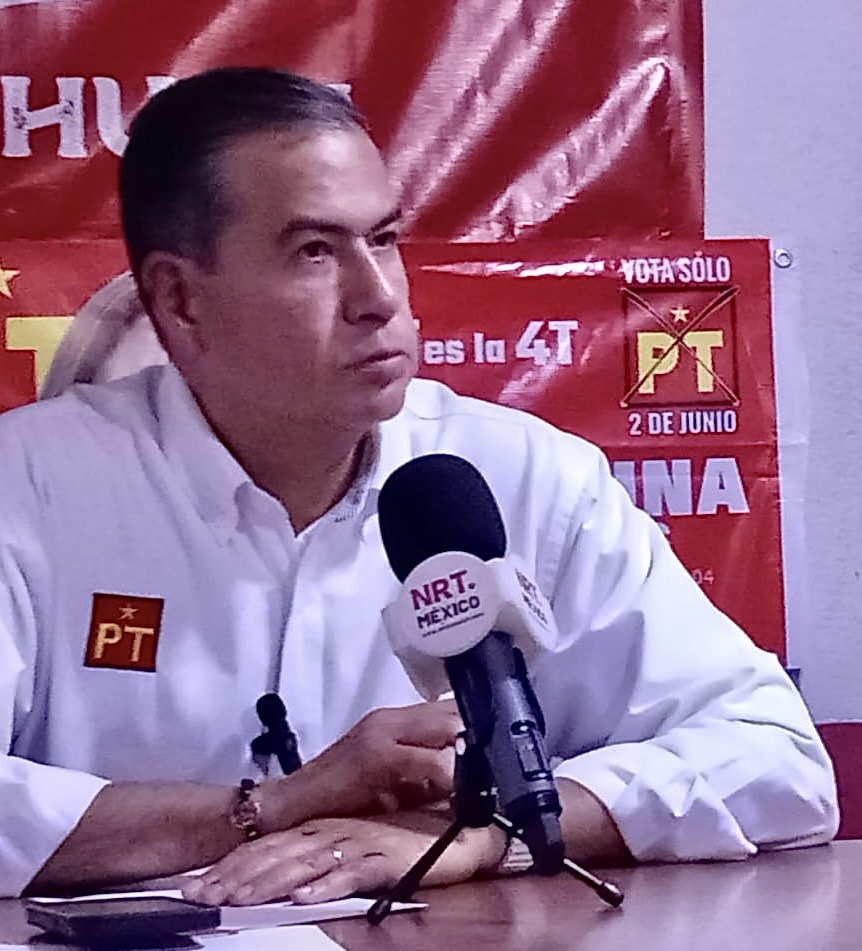 PT no registró planilla en Hidalgo por presencia del crimen organizado:  Ricardo Mejía