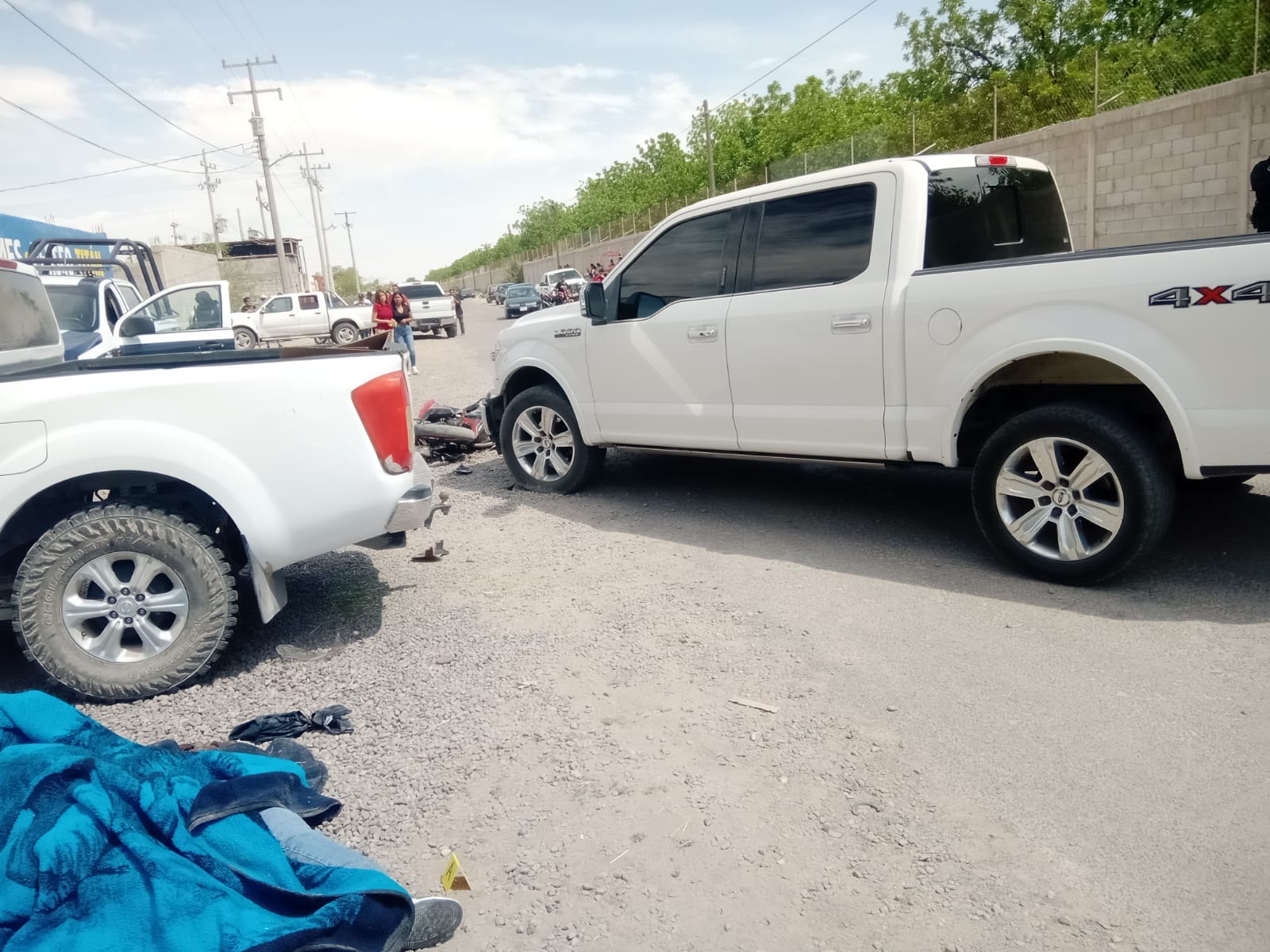 Muere motociclista tras ser impactado por camioneta en Gómez Palacio