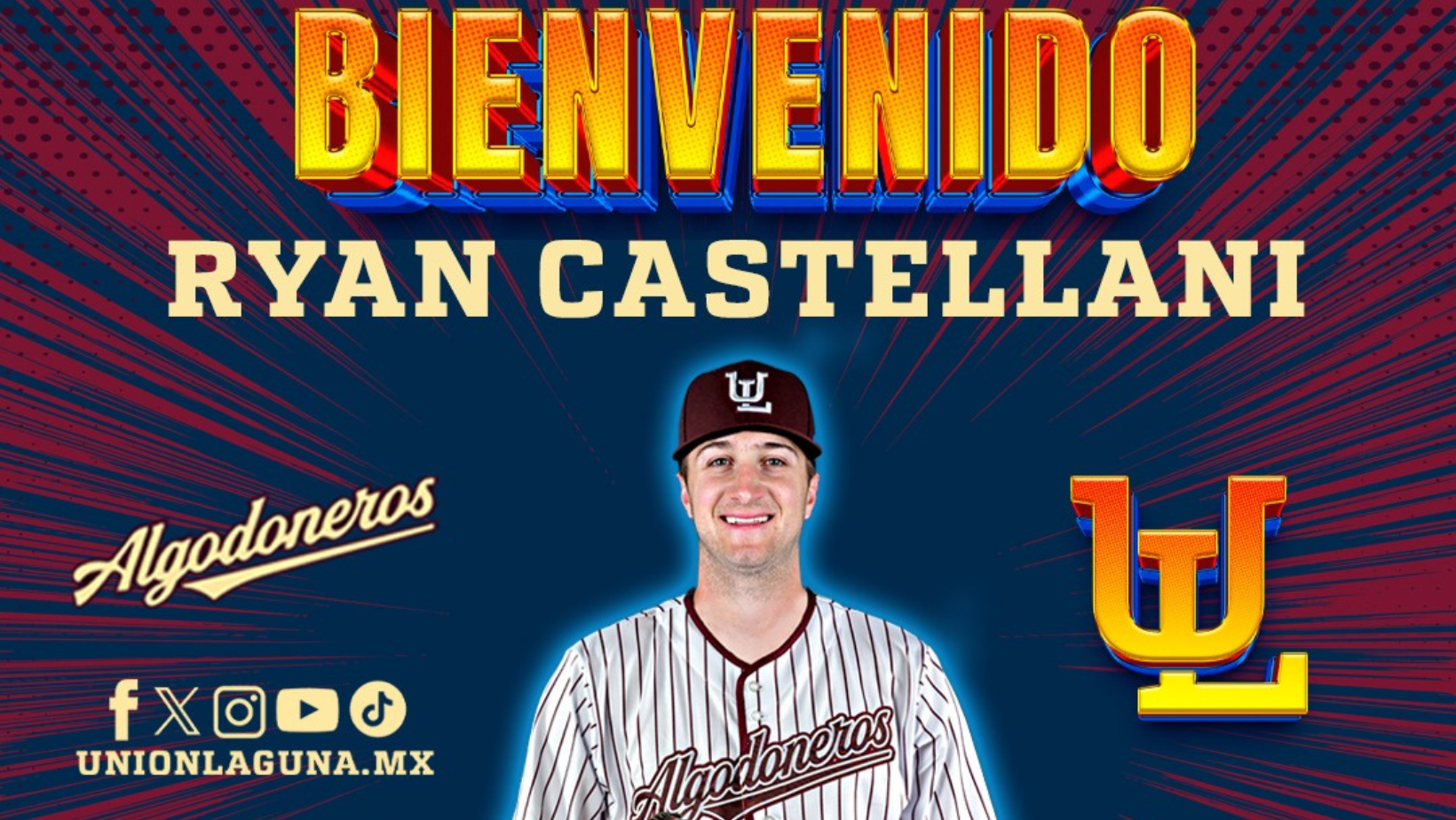¡Bienvenido al equipo! Unión Laguna anuncia la llegada de Ryan Castellani