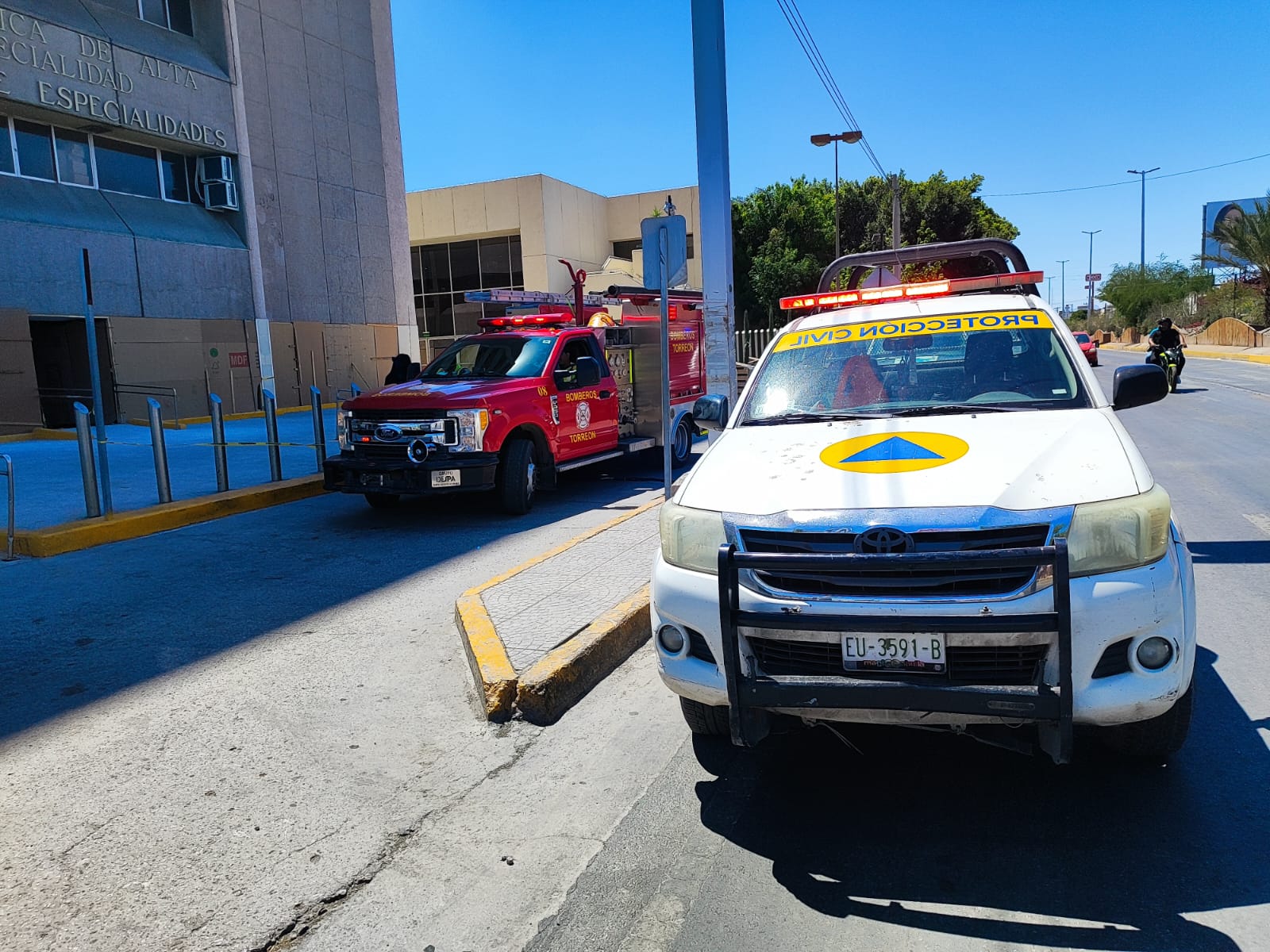 Falso reporte de falla en elevadores de la Clínica 71 moviliza cuerpos de emergencia