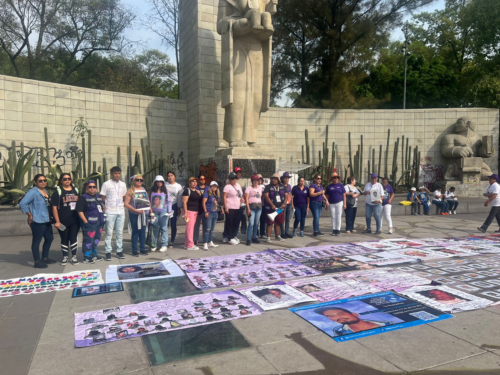 Madres buscadoras marchan en CDMX contra la desaparición de personas 