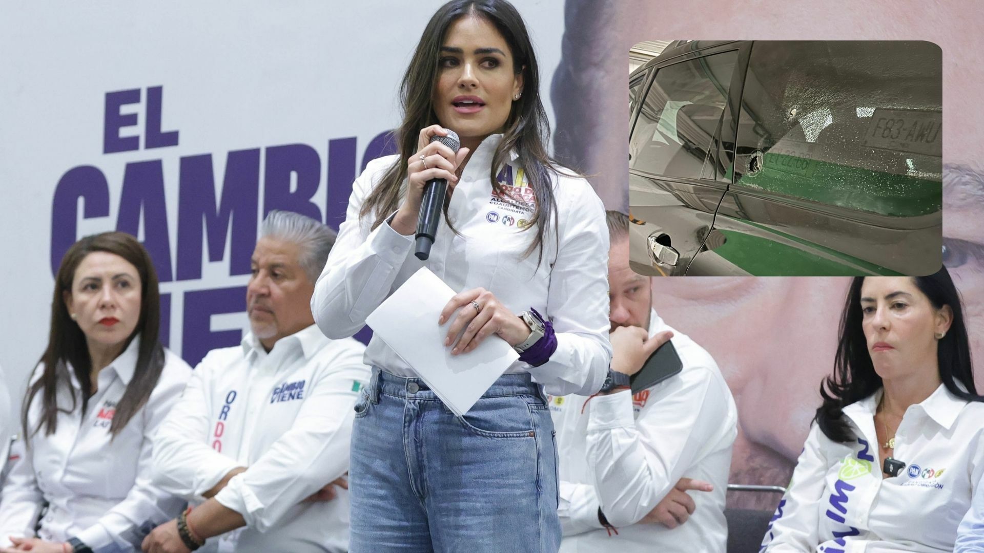 Violencia electoral: atentan contra candidata Alessandra Rojo en CDMX