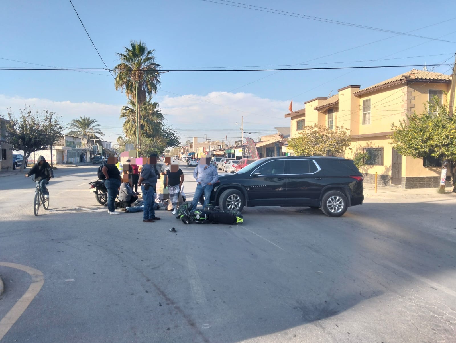 Menor de 15 años que conducía una moto resulta lesionado tras accidente en Gómez Palacio 